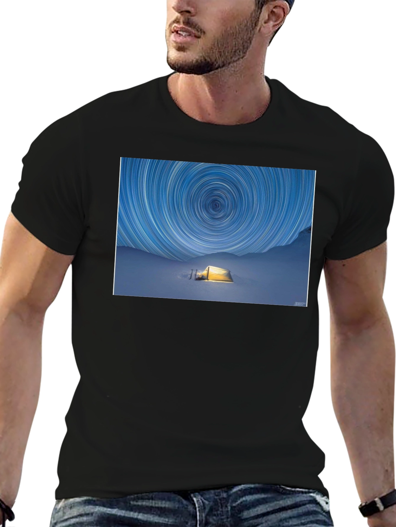 Star Trails Camping Trip Graphic Tee