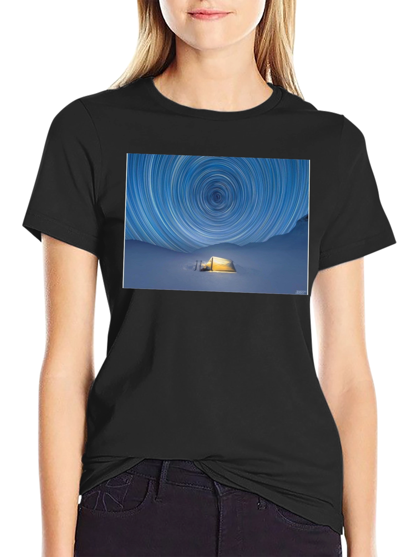 Star Trails Camping Trip Graphic Tee