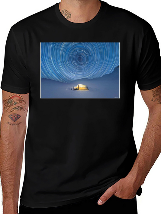 Star Trails Camping Trip Graphic Tee