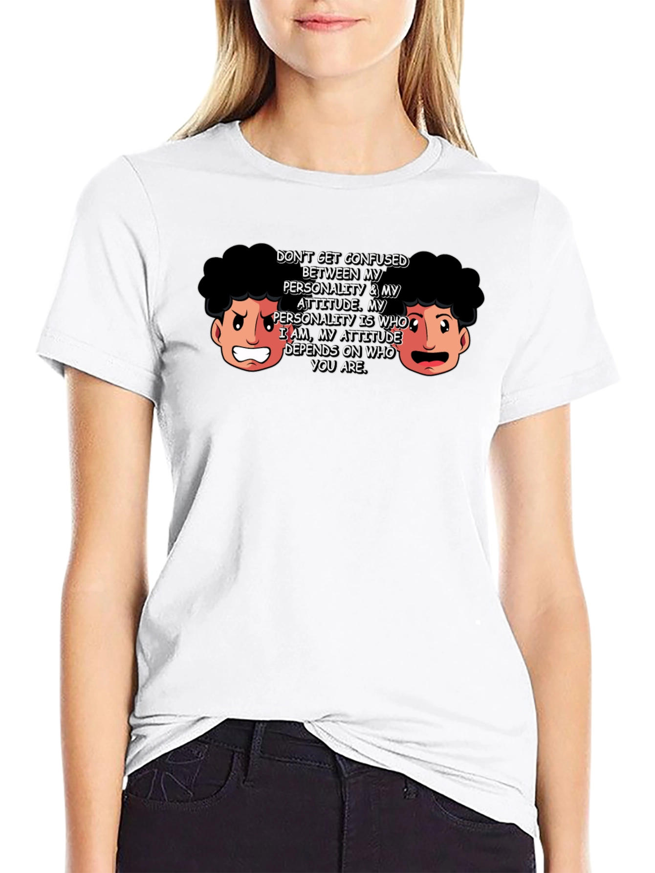 Attitude Personality Graphic T-Shirt