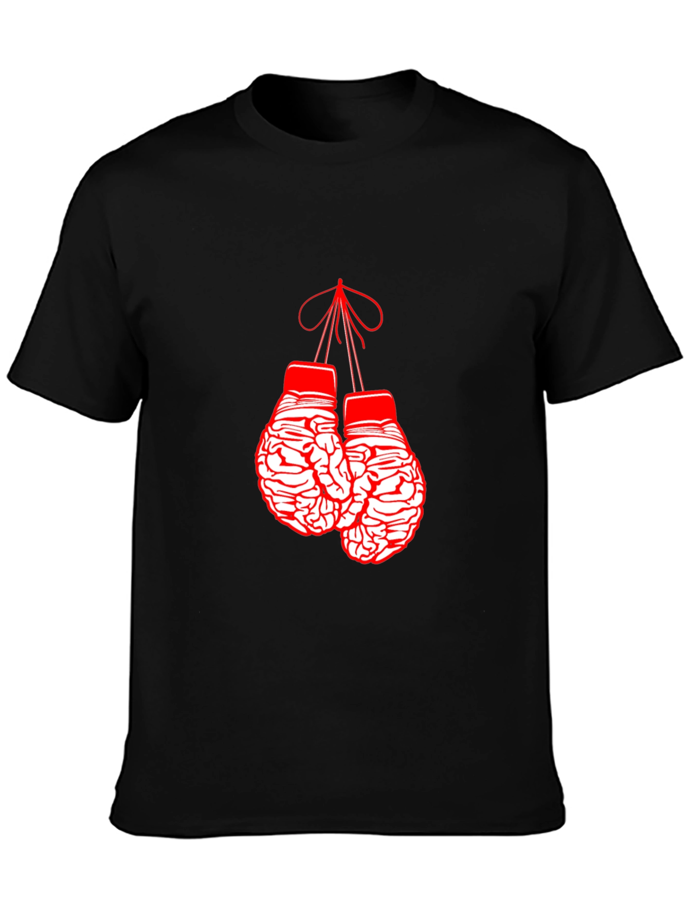 Brain Boxing Gloves Graphic Tee
